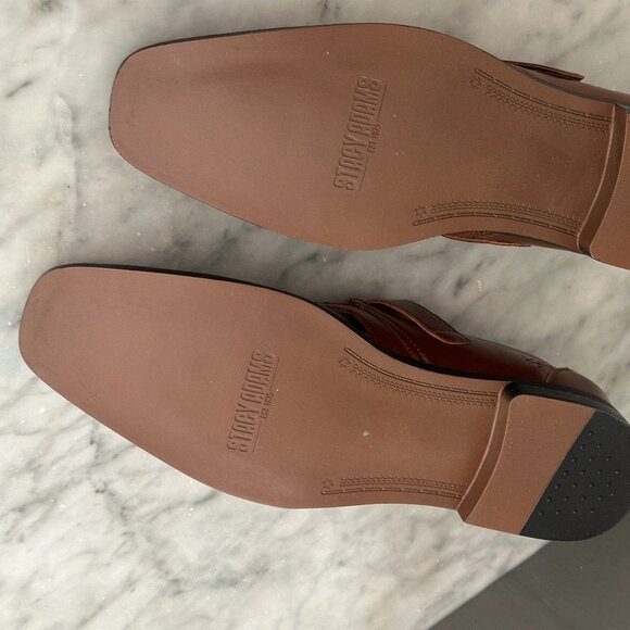 Stacy Adams "Calax" Dress Sandal - Size 13 M - Rich Cognac Brown - NEW! - Picture 9 of 15